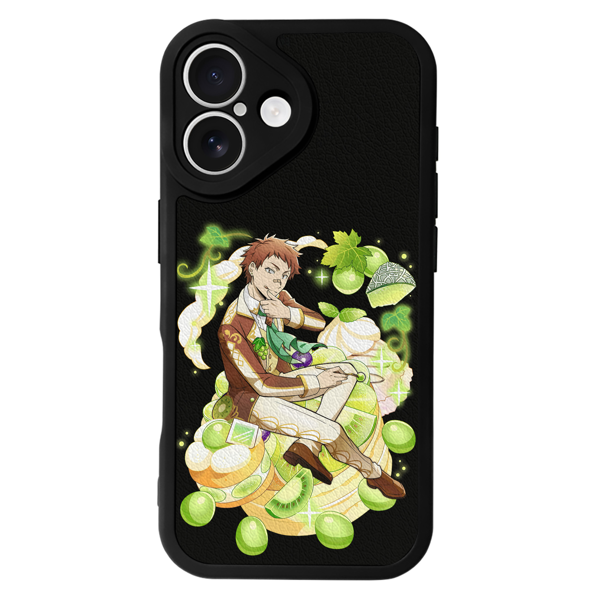 （画像用） 文豪ストレイドッグス Bungo Stray Dogs 【iPhone 16シリーズ対応】シリコンスマホケース（レザー調） 材質：シリコン